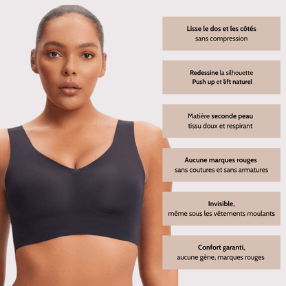 Brassière Sculpt, seconde peau lissante, push-up, sans coutures et sans armatures