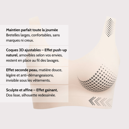 Brassière Sculpt, seconde peau lissante, push-up, sans coutures et sans armatures